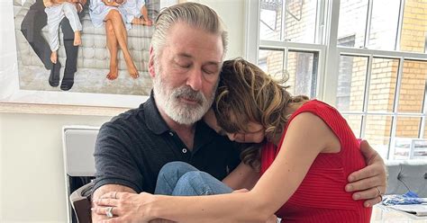 Tired Alec Baldwin Holds Wife As She Shares Emotional Tribute After
