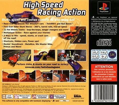 Hot Wheels Turbo Racing Box Shot For Playstation Gamefaqs