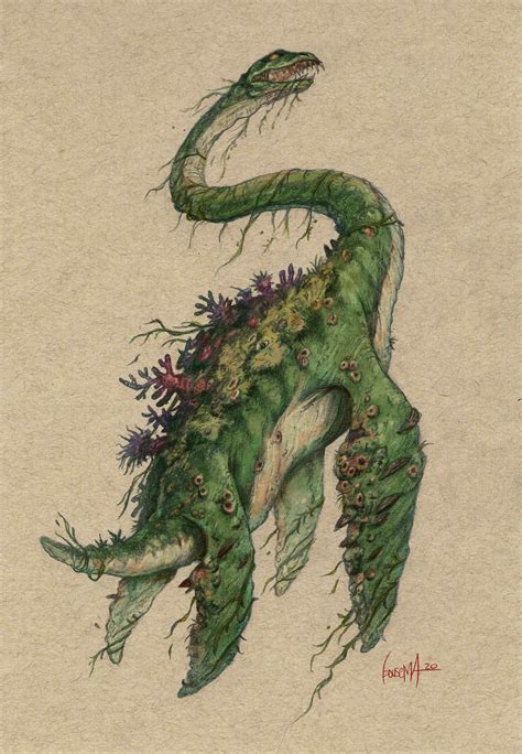 Mystical Redesign Of The Legendary Loch Ness Monster