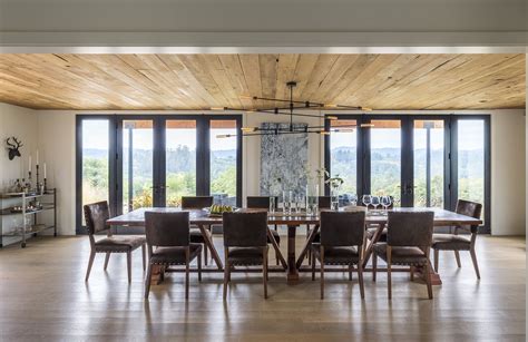 Rectangular or elongated oval tables work well. Pin on Dining rooms