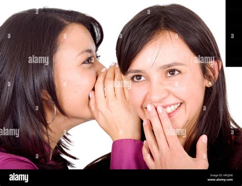 Girls Whispering Another Girl Hi Res Stock Photography And Images Alamy