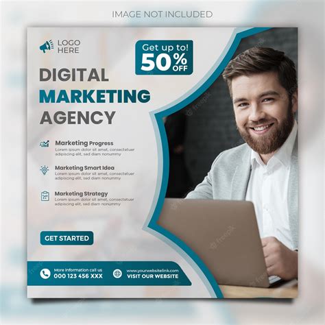 Premium Psd Digital Marketing Agency And Corporate Social Media Post