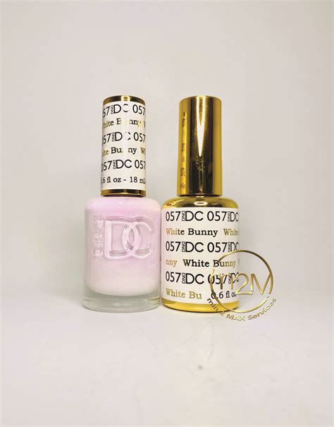 DC Duo Gel 057 White Bunny M2M Nail Supply