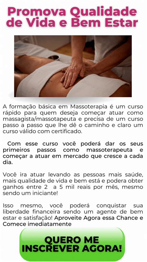 Curso De Massagem Básico Jaqueline Estética
