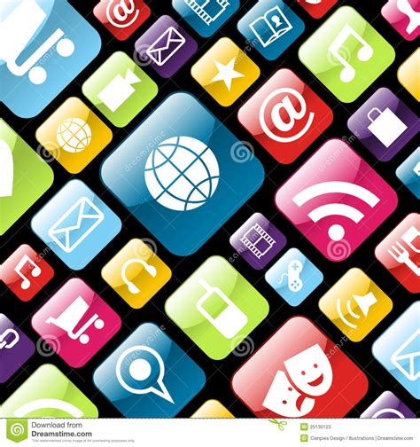 They can search for any person without having to install any app on your phone. Mobile Phone App Icon Background Stock Vector - Image ...