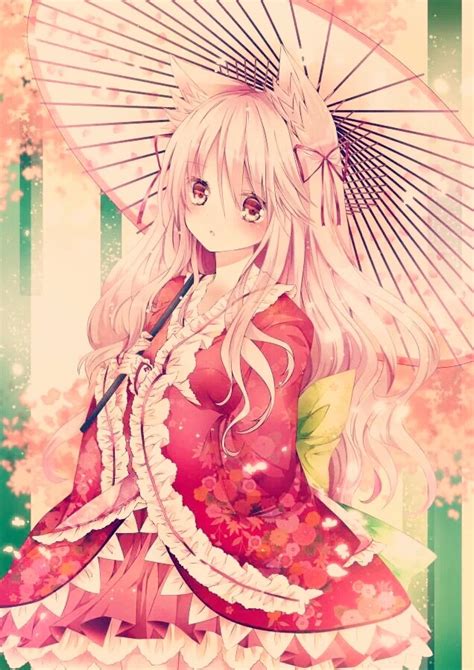 Animegirl Neko Kawaii Pink Colour Image By Neko Chi ♡ Anime Anime