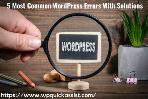 Most Common Wordpress Errors With Solutions Dailytimezone