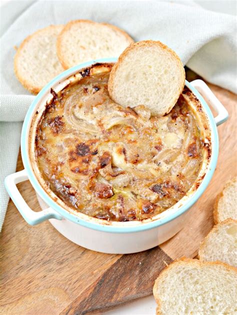 Hot Caramelized Onion And Bacon Dip Hip Mamas Place