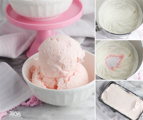 No Churn Pink Lemonade Ice Cream Recipe