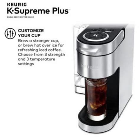 Keurig® K Supreme Plus Single Serve Coffee Maker Stainless Steel 1 Ct Metro Market