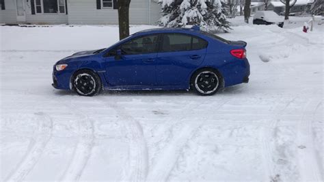 Subaru Wrx In Snow Youtube