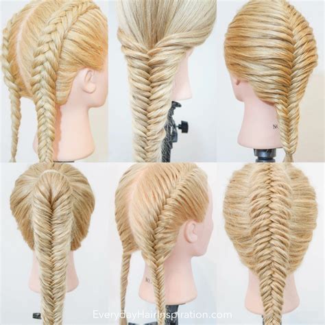 How To Do 6 Different Fishtail Braids Everyday Hair Inspiration