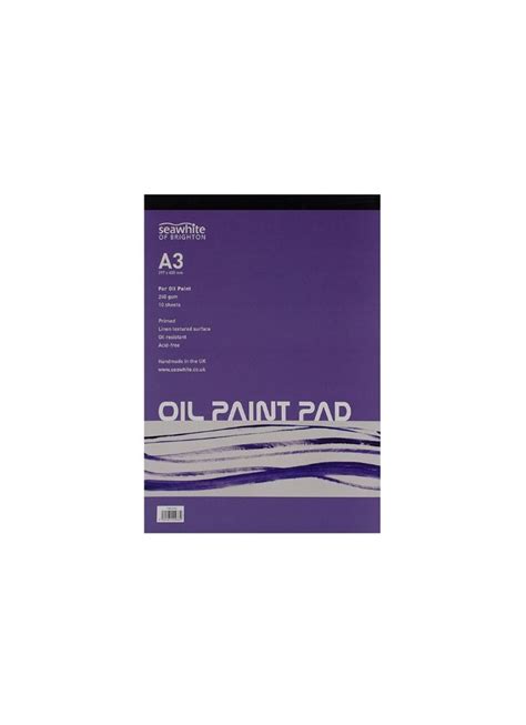 A3 Oil Painting Pad Seawhite Of Brighton Ltd