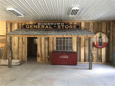 General Store front | Man garage, Man cave home bar, Man cave garage