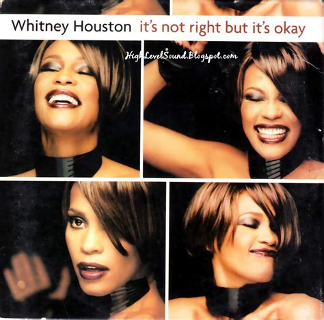 Highest Level Of Music Whitney Houston Its Not Right But Its Okay