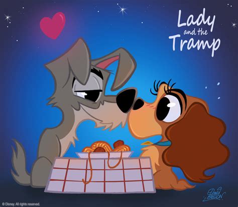 Lady And The Tramp Chibi Personnages De Walt Disney Fan