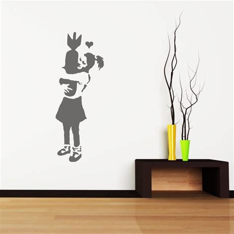 Learn To Love Banksy Wall Sticker By Mirrorin
