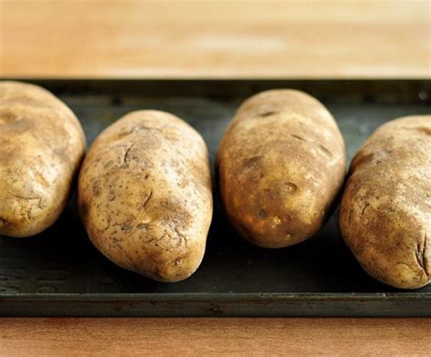 The potatoes should be washed well, and then pricked in several places to keep. How To Bake a Potato in the Oven | Kitchn