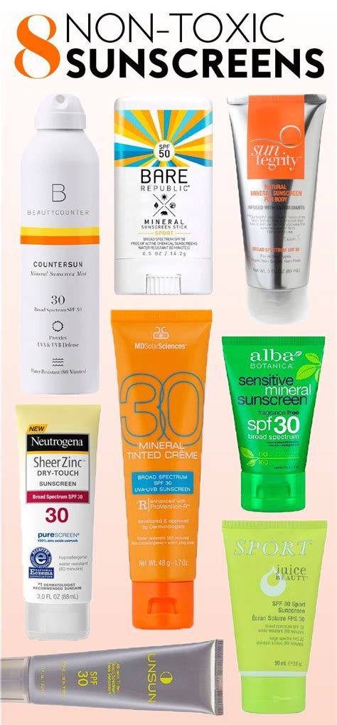 The Best Clean Non Toxic Sunscreens Natural Mineral Sunscreens