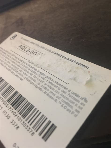 Amazon gift card codes list (updated weekly). My Amazon gift card's code came off while scratching ...