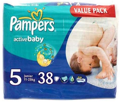 Pampers Active Baby Diapers Size 5 Junior 38 11 25kg Imported
