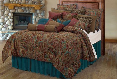 Here, you can find stylish king bedding sets that cost less than you thought possible. San Angelo Comforter Set With Teal Bedskirt Super King