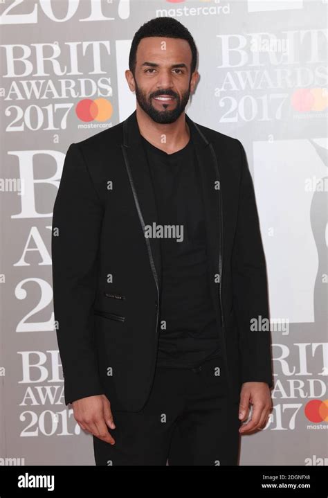 Craig David Attending The Brit Awards 2017 Held At The O2 Arena In