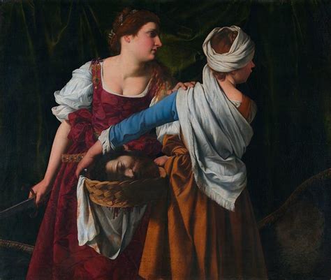 Judith And Her Maidservant With The Head Of Holofernes C1608 Orazio