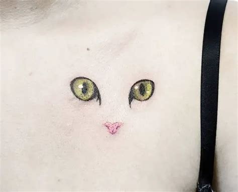 Las Mejores Ideas De Tatuajes De Ojos De Gato Con Buen Aspecto Best