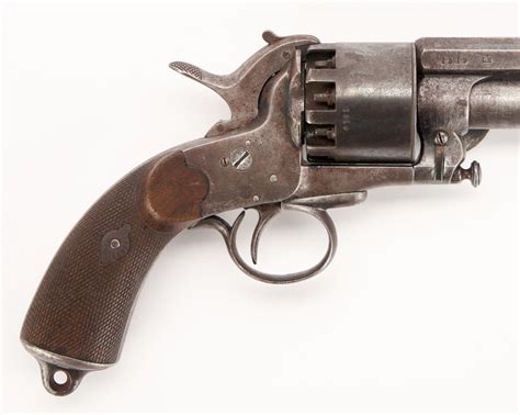 Lot 659 Civil War Confederate Lemat Revolver 42 And 63 Cal Case