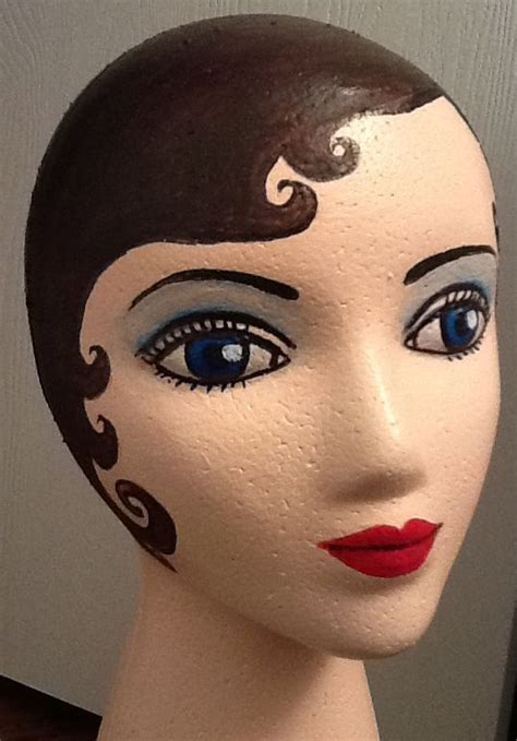 Custom Order Hand Painted Mannequin Display Head Etsy Mannequin Art
