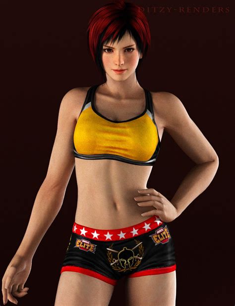 Mila From Dead Or Alive 5 By Ditzyrenders Dead Or Alive 5 Female Fighter Female Characters