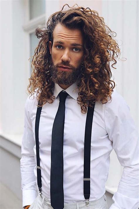 How To Style Long Curly Hair Men 50 Long Curly Hairstyles For Men