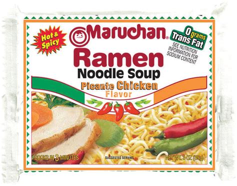 Maruchan Ramen Noodles Soup Picante Chicken Flavor 3 Oz —