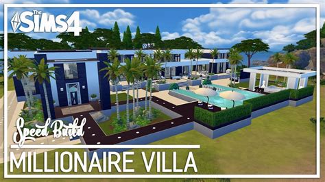 The Sims 4 Speed Build Millionaire Villa Underwater House Sims 4