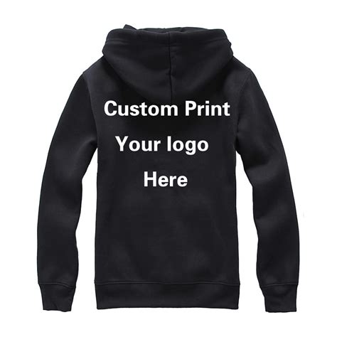Custom Print Logo Hood Sweatshirt Unisex Customized Printing Embroidery