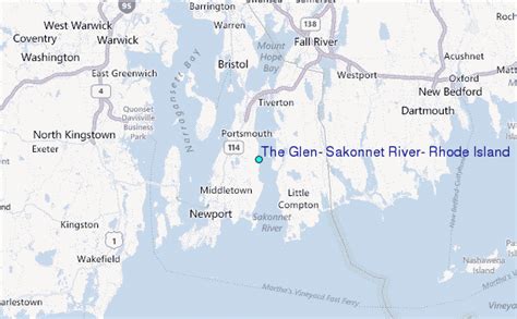 The Glen Sakonnet River Rhode Island Tide Station Location Guide