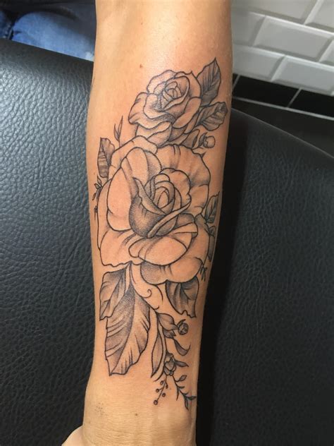 Westendtattoo Westendtattooandpiercing Tattoo Rose Tatto Arm