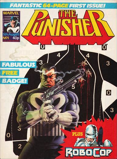 Punisher Magazine Uk 1 Punisher Comics