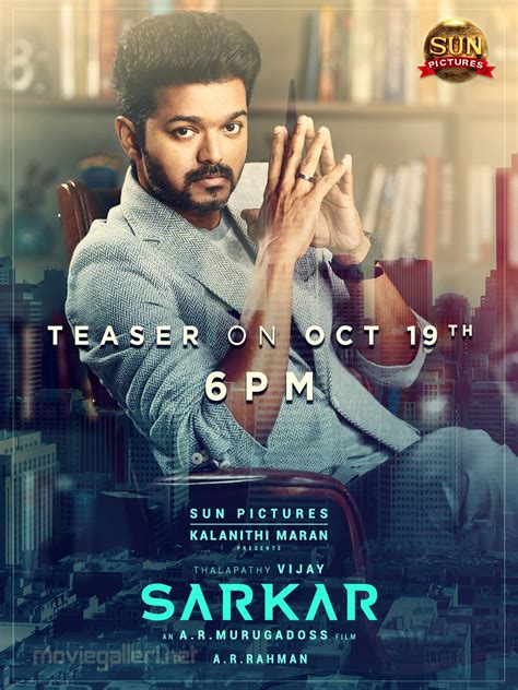 Want to keep an eye on all your favourite tamil stars, their latest movies, release dates, showtimes, songs, trailers and whatnot? Actor Vijay Sarkar Teaser Release Date on 19 October ...