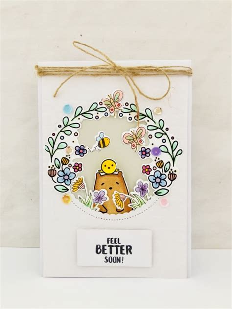 List of get well wishes in english that you can use to wish someone feel better soon. Circle Window Get Well Soon Card