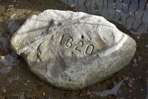 Chipped And Split Over Centuries Plymouth Rock S American Symbolism Exceeds Its Appearance WBAA