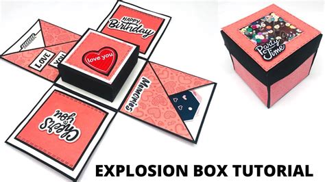 Explosion Box Tutorial Diy Explosion Box For Beginners How To Make