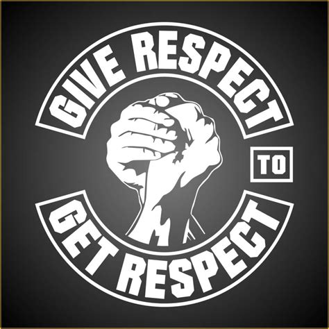 Give Respect To Get Respect Aufkleber