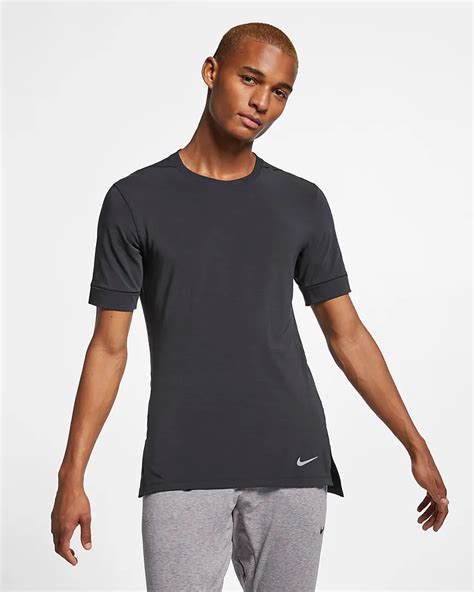 Nike Dri Fit Mens Short Sleeve Yoga Training Top December 2019