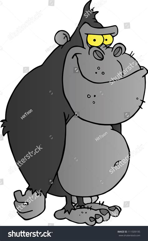 Find various character models for game development process. Gray Gorilla Cartoon Character Stock Vector Illustration ...