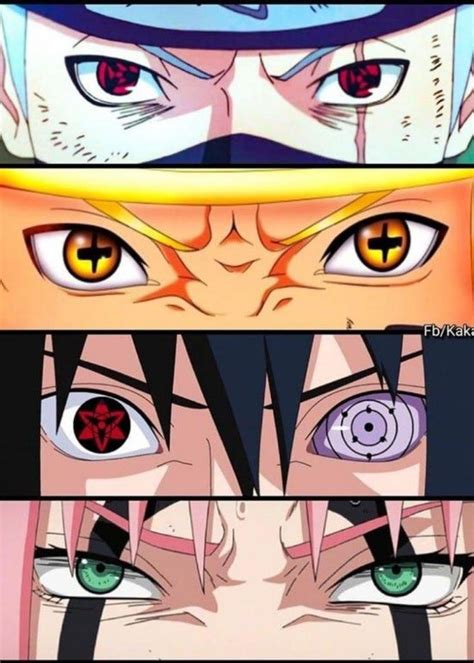 Anime Eyes With Different Colors And Shapes