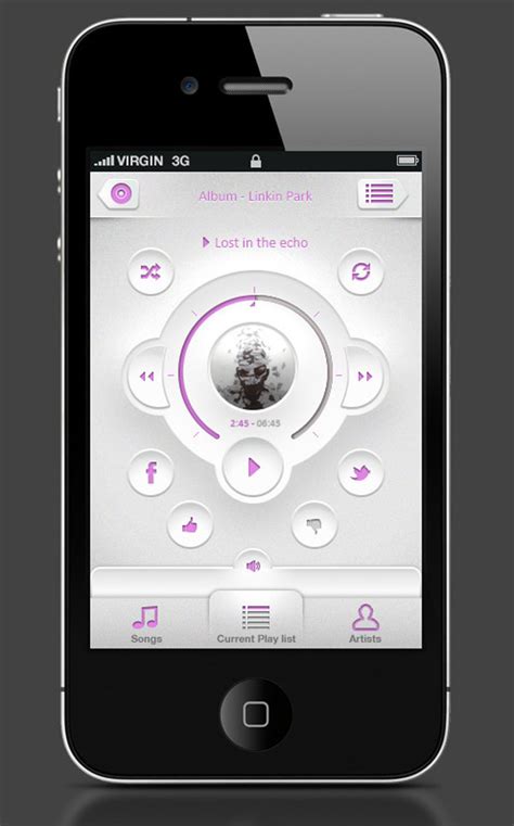 Welcome to reddit, the front page of the internet. Music Apps for Mobile: 50 Beautiful Concept Designs - Hongkiat
