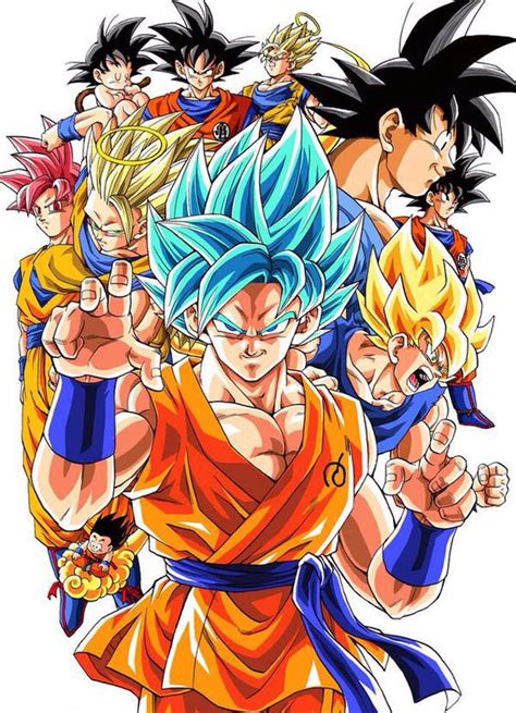 Ver Imagenes De Goku En Todas Sus Fases
