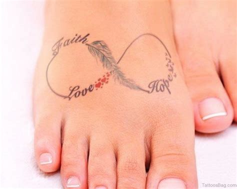 64 Cute Infinity Tattoos For Foot